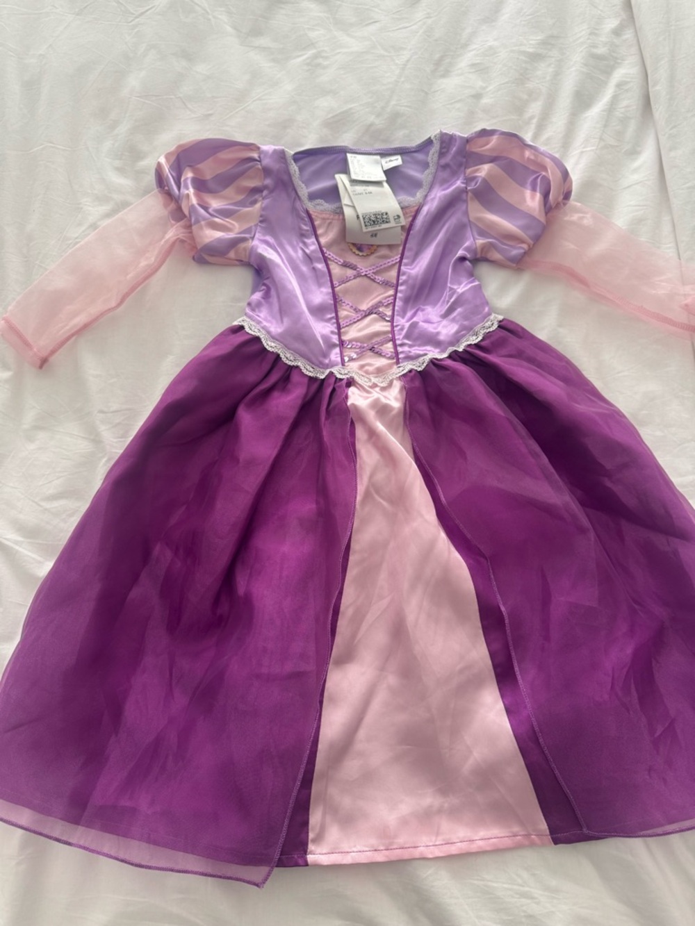 Rapunzel Girls Purple & Pink Princess Costume Dress